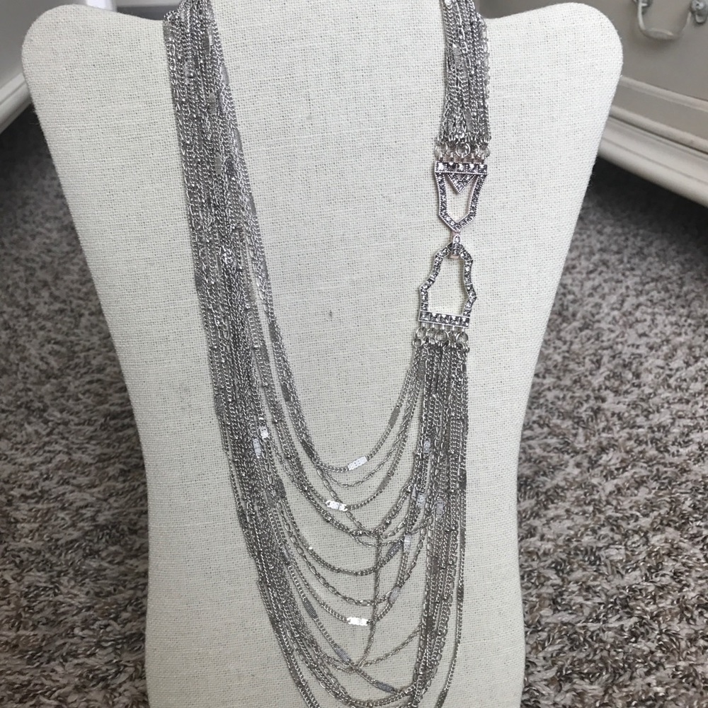 Chloe + Isabel Multi Chain Bib Necklace